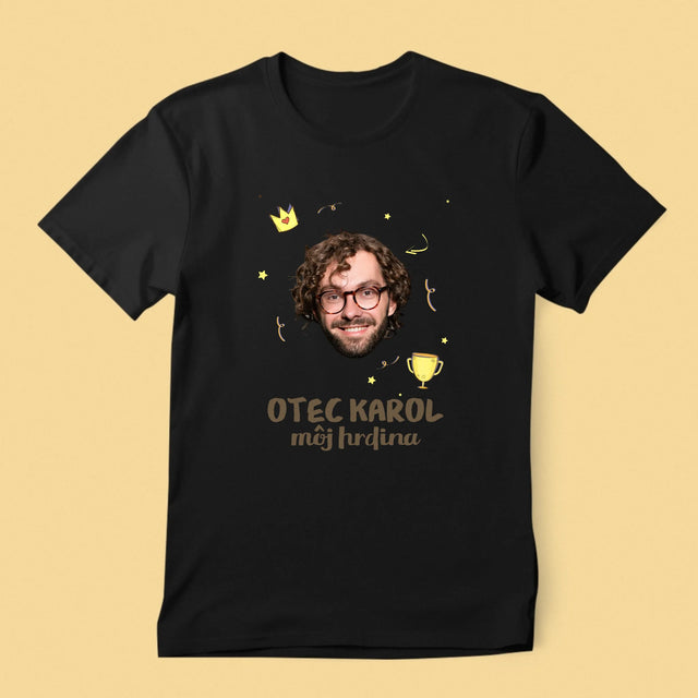 Fotografia A Podpis: Hrdina Otec - Pánske Tričko