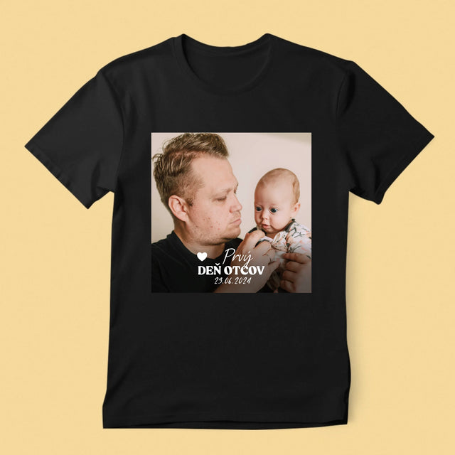 Fotografia A Podpis: Prvý Deň Otcov - Pánske Tričko
