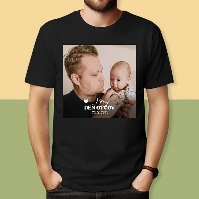 Fotografia A Podpis: Prvý Deň Otcov - Pánske Tričko
