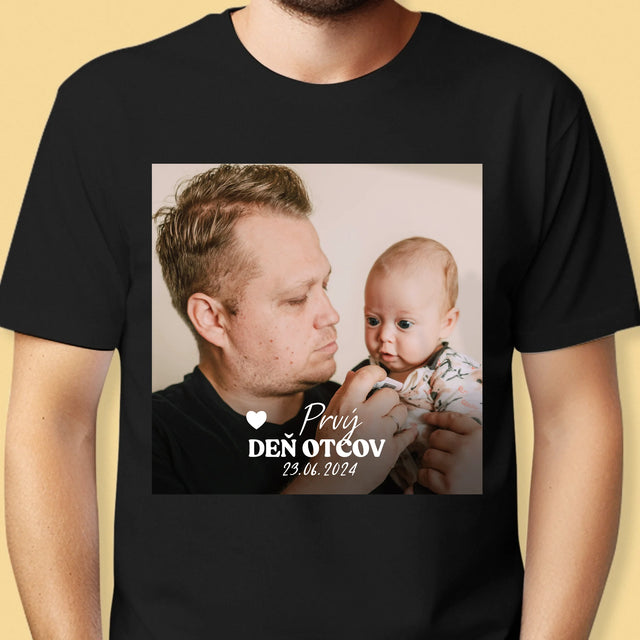 Fotografia A Podpis: Prvý Deň Otcov - Pánske Tričko