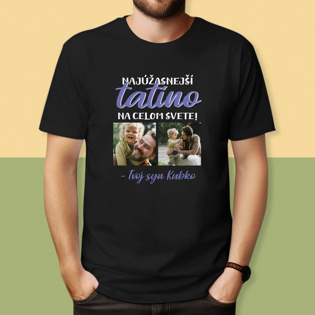 Fotokoláž: Tatino - Pánske Tričko