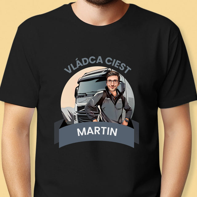 Tvoja Postava: Vládca Ciest - Pánske Tričko