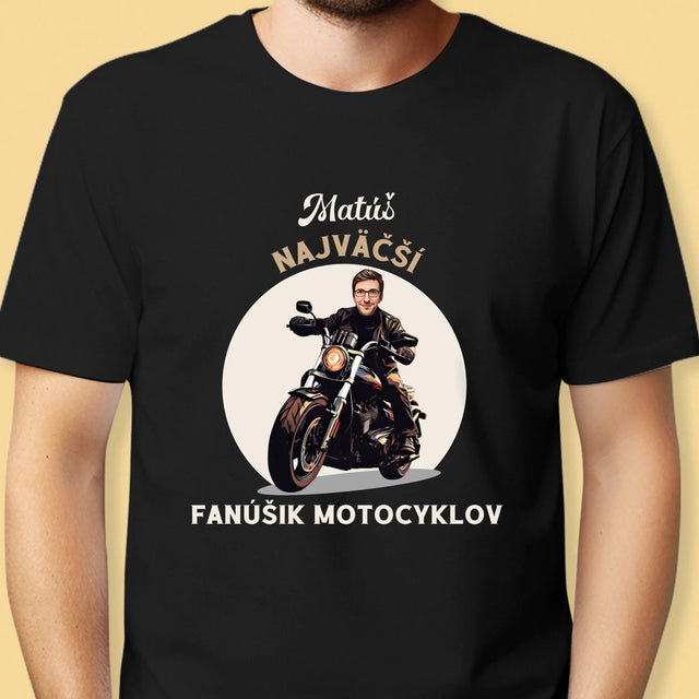 Tvoja Postava: Fanúšik Motocyklov - Pánske Tričko