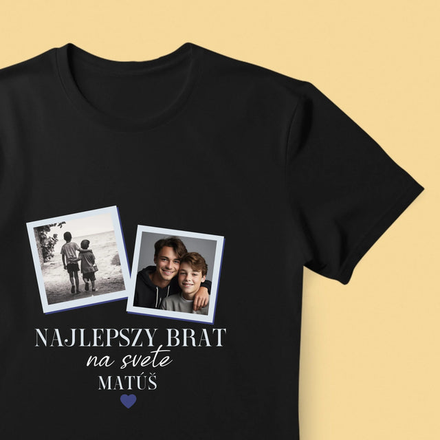 Fotokoláž: Najlepší Brat Na Svete - Pánske Tričko