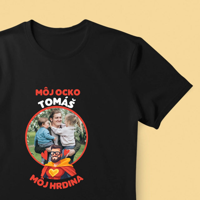 Fotografia A Podpis: Ocko Môj Hrdina - Pánske Tričko