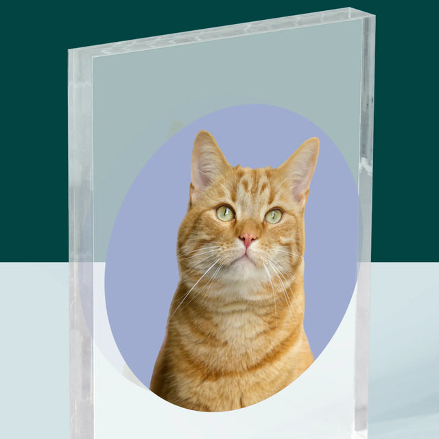 Fotografia: Tvoja Mačka - Akrylový Blok (Vertikálne)