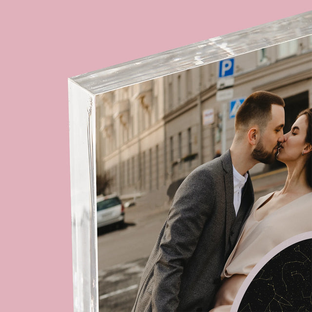 Mapa Hviezd: Hviezdy Žiaria Pre Nás - Akrylový Blok (Vertikálne)