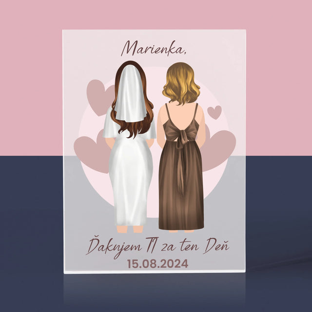 Tvorenie Postavy: Svedkyňa - Akrylový Blok (Vertikálne)