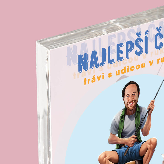 Fotografia A Podpis: Najlepší Čas - Akrylový Blok (Vertikálne)