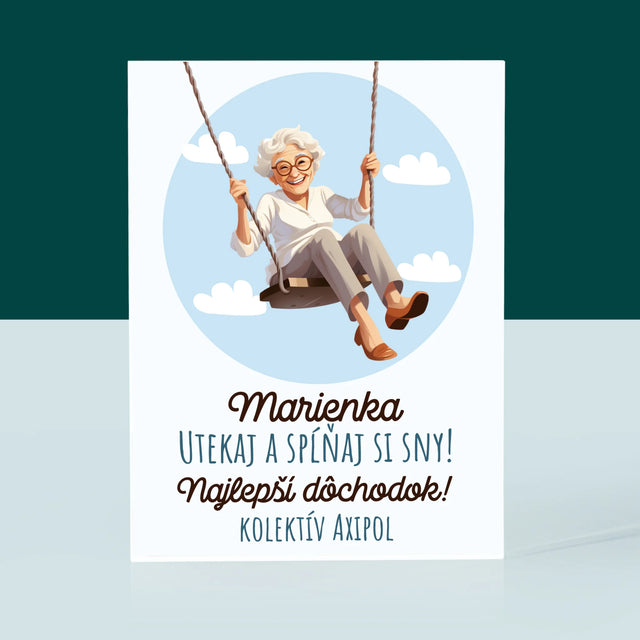 Meno A Podpis: Nech Sa Splnia Tvoje Túžby - Akrylový Blok (Vertikálne)