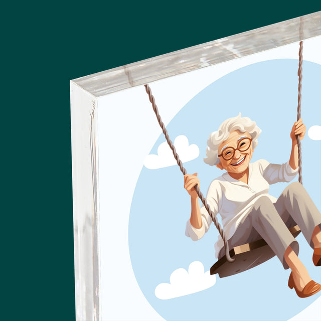 Meno A Podpis: Nech Sa Splnia Tvoje Túžby - Akrylový Blok (Vertikálne)