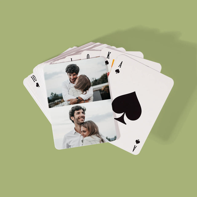 Fotokoláž: 2 Fotografie - Hracie Karty