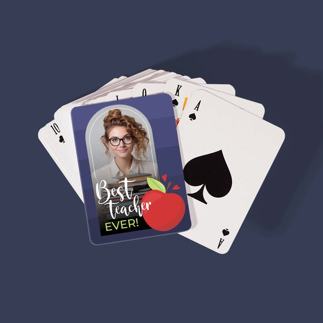 Fotografia A Podpis: Best Teacher Ever - Hracie Karty