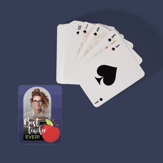 Fotografia A Podpis: Best Teacher Ever - Hracie Karty
