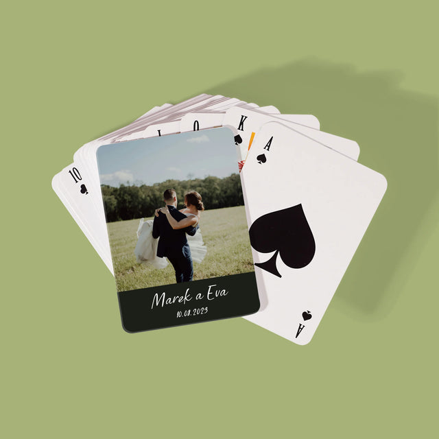 Fotografia A Podpis: Svadobná Fotografia - Hracie Karty
