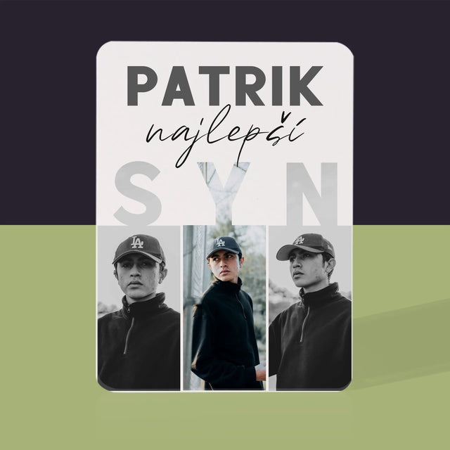Fotokoláž: Najlepší Syn - Hracie Karty
