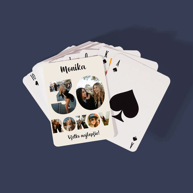 Slovo Z Fotografií: 30 Rokov Z Tvojich Fotografií - Hracie Karty