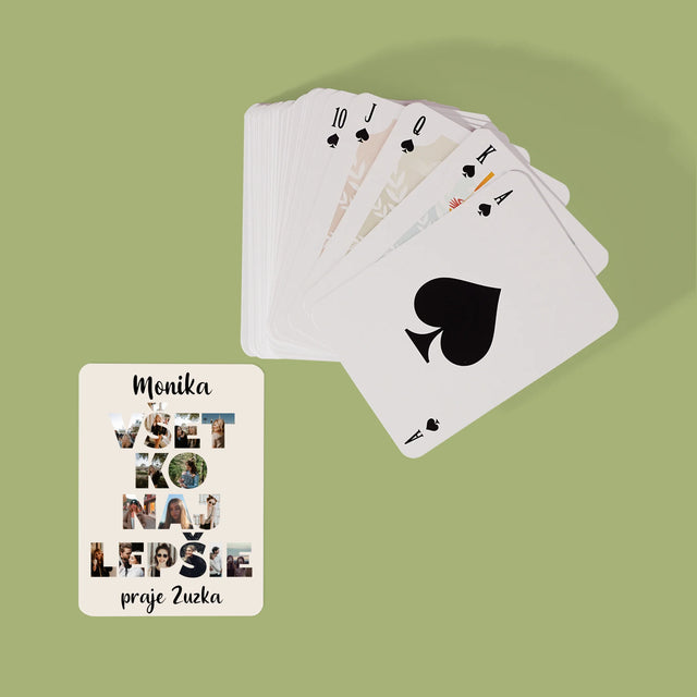 Slovo Z Fotografií: Všetko Najlepšie Z Tvojich Fotografií - Hracie Karty