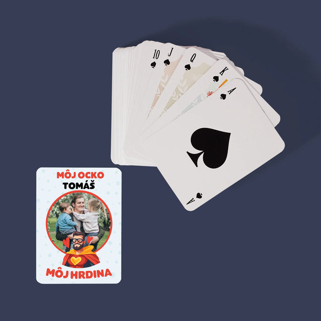 Fotografia A Podpis: Ocko Môj Hrdina - Hracie Karty