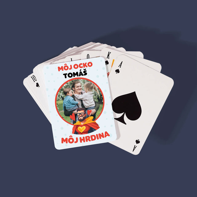 Fotografia A Podpis: Ocko Môj Hrdina - Hracie Karty