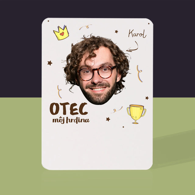 Fotografia A Podpis: Hrdina Otec - Hracie Karty