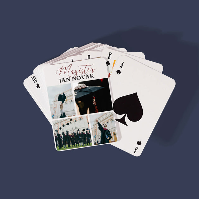 Fotokoláž: Magister - Hracie Karty