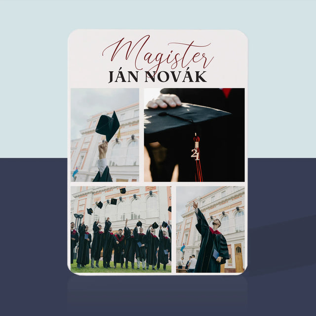 Fotokoláž: Magister - Hracie Karty