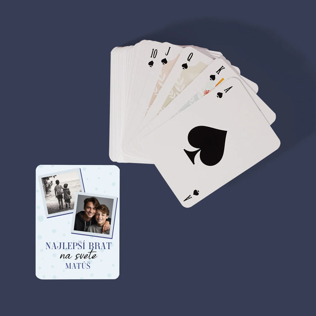 Fotokoláž: Najlepší Brat Na Svete - Hracie Karty