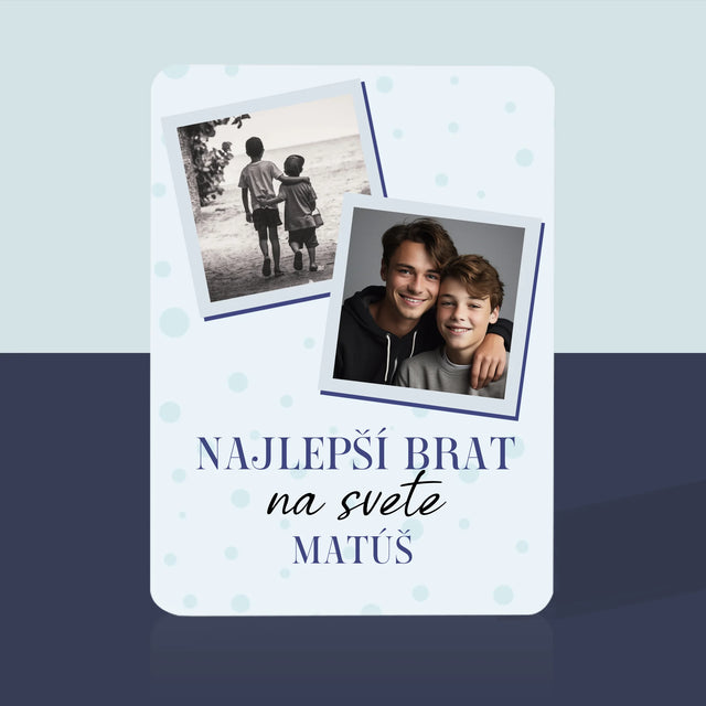 Fotokoláž: Najlepší Brat Na Svete - Hracie Karty