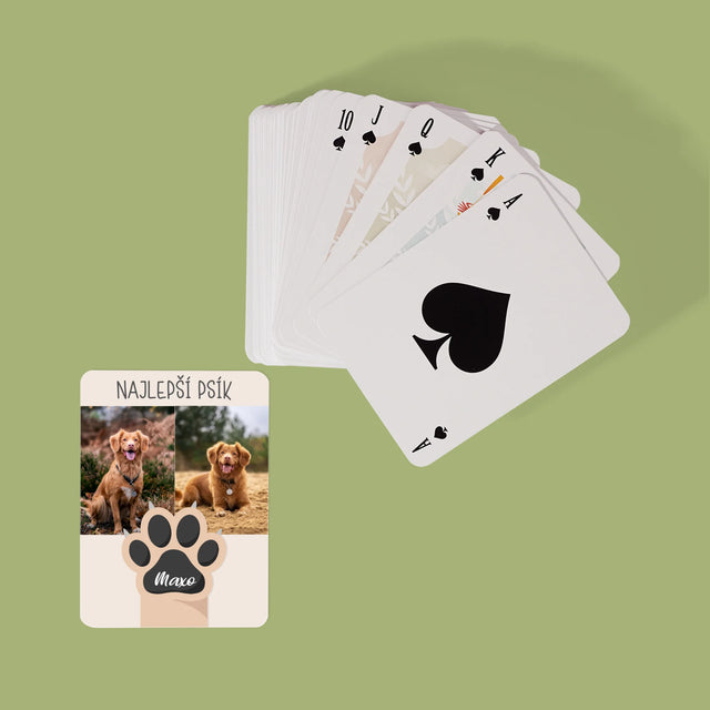 Fotokoláž: Najlepší Pes - Hracie Karty