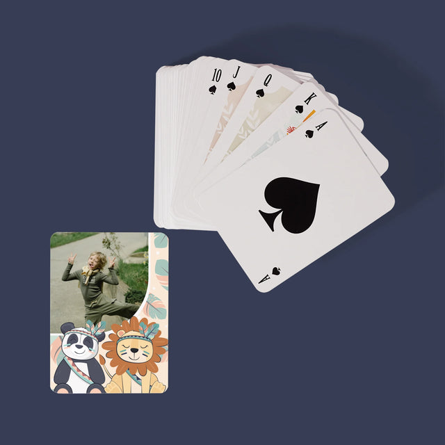 Fotokoláž: Zvieratká - Hracie Karty