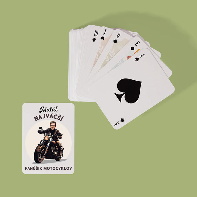 Tvoja Postava: Fanúšik Motocyklov - Hracie Karty