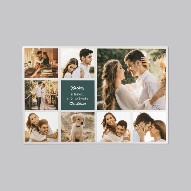 Fotokoláž: Milostná Koláž - Podložka Na Stôl