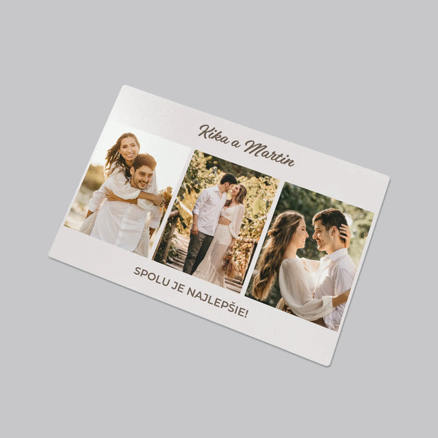 Fotokoláž: Spolu Je Najlepšie Koláž Z Fotiek - Podložka Na Stôl