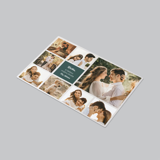 Fotokoláž: Milostná Koláž - Podložka Na Stôl