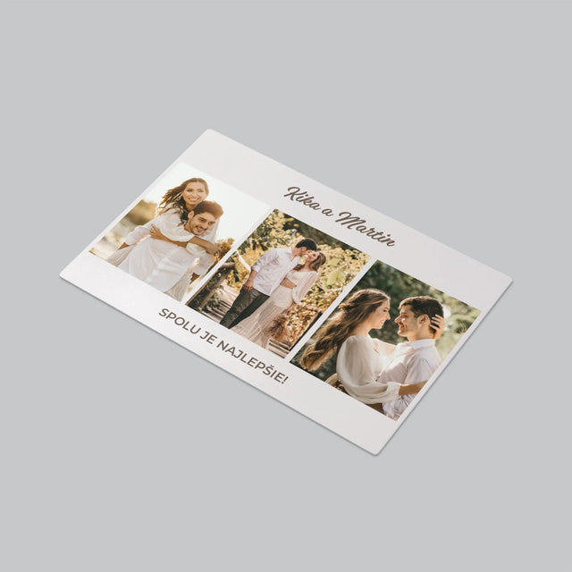 Fotokoláž: Spolu Je Najlepšie Koláž Z Fotiek - Podložka Na Stôl