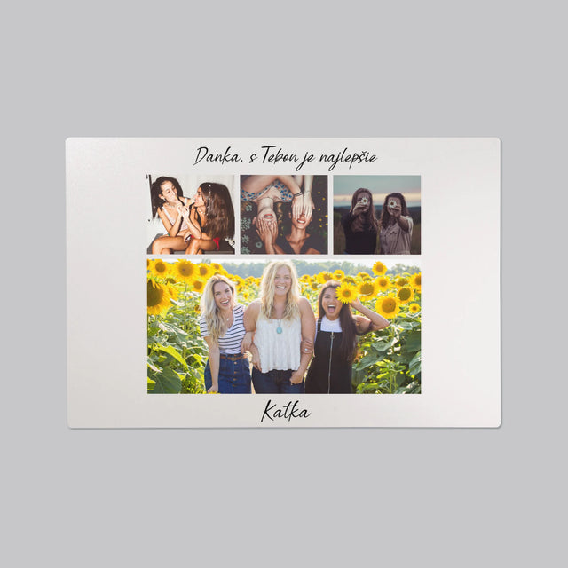 Fotokoláž: Najlepšia Kamarátka - Podložka Na Stôl