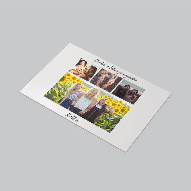 Fotokoláž: Najlepšia Kamarátka - Podložka Na Stôl