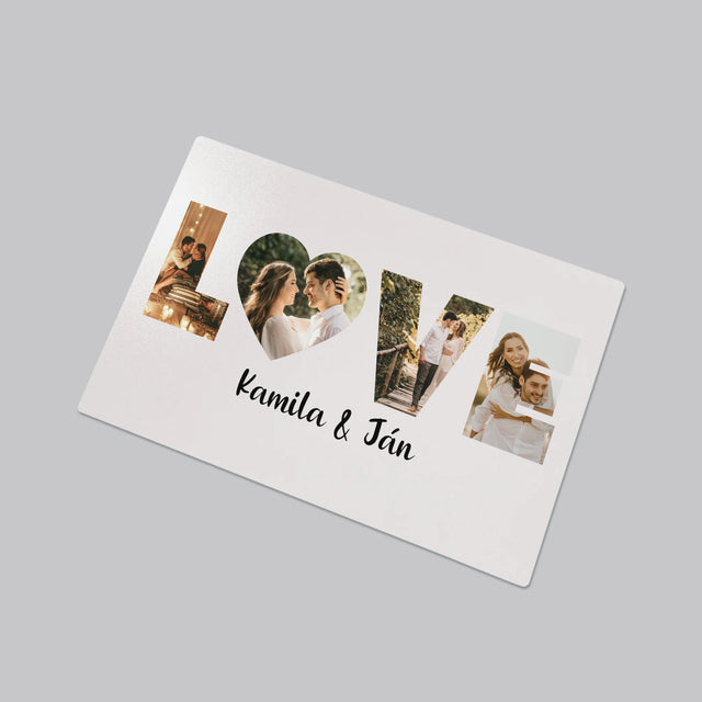 Slovo Z Fotografií: Love Z Tvojich Fotografií - Podložka Na Stôl