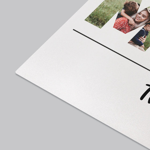 Slovo Z Fotografií: Mama Z Tvojich Fotografií - Podložka Na Stôl