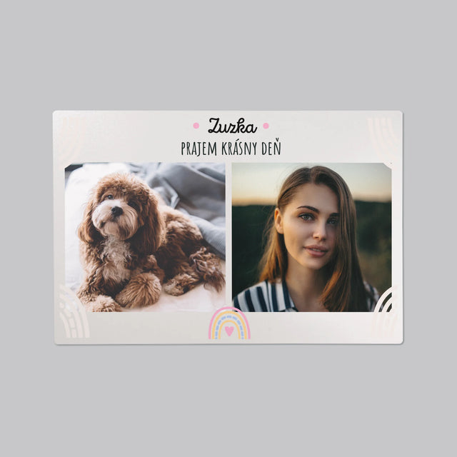 Fotokoláž: Prajem Krásny Deň - Podložka Na Stôl