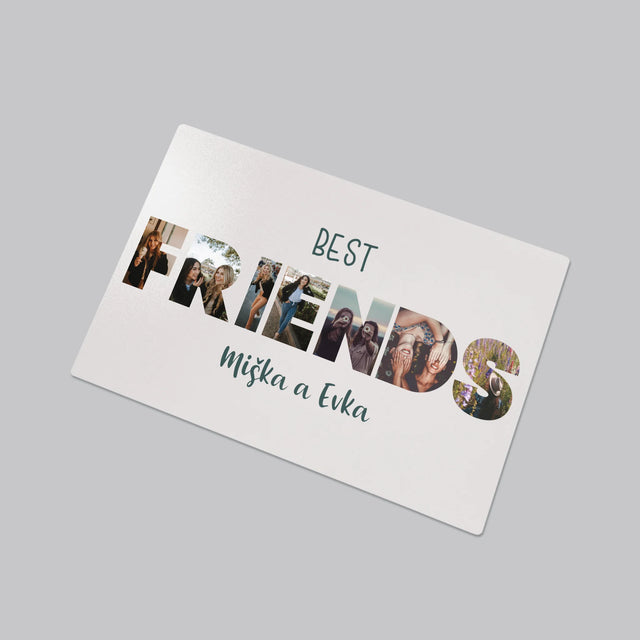 Slovo Z Fotografií: Friends Z Tvojich Fotografií - Podložka Na Stôl