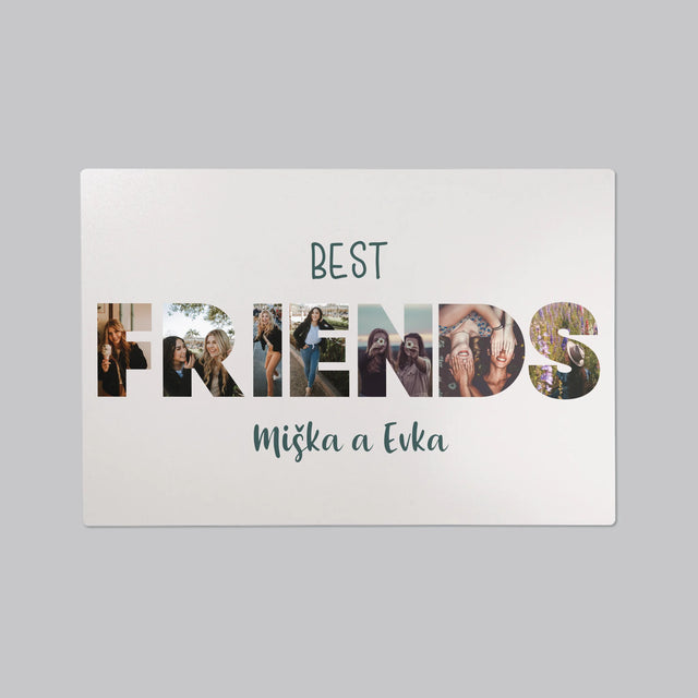Slovo Z Fotografií: Friends Z Tvojich Fotografií - Podložka Na Stôl