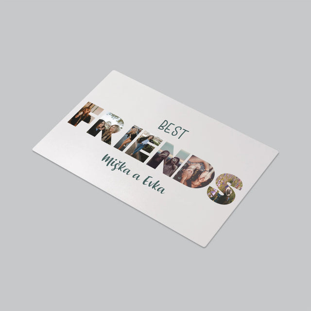 Slovo Z Fotografií: Friends Z Tvojich Fotografií - Podložka Na Stôl