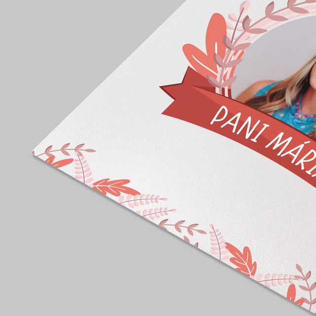 Fotografia A Podpis: Stvorená Na Vyučovanie - Podložka Na Stôl