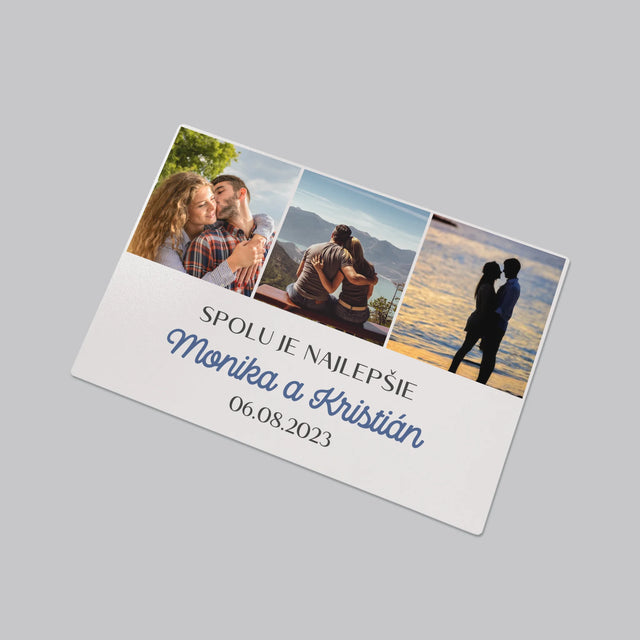 Fotokoláž: Spolu Nám Je Najlepšie - Podložka Na Stôl