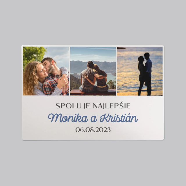 Fotokoláž: Spolu Nám Je Najlepšie - Podložka Na Stôl