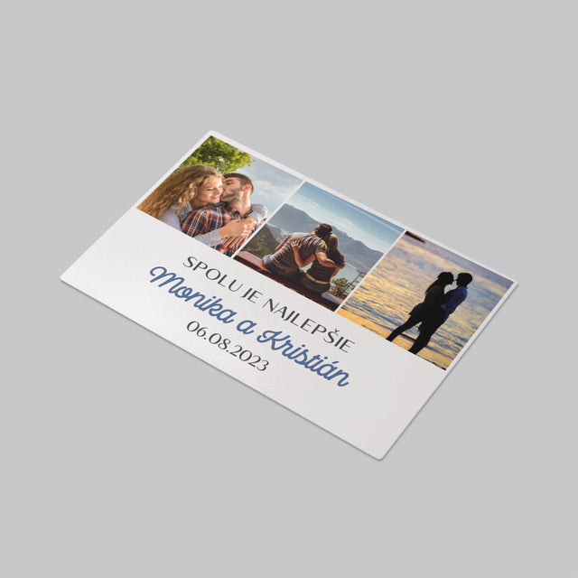 Fotokoláž: Spolu Nám Je Najlepšie - Podložka Na Stôl