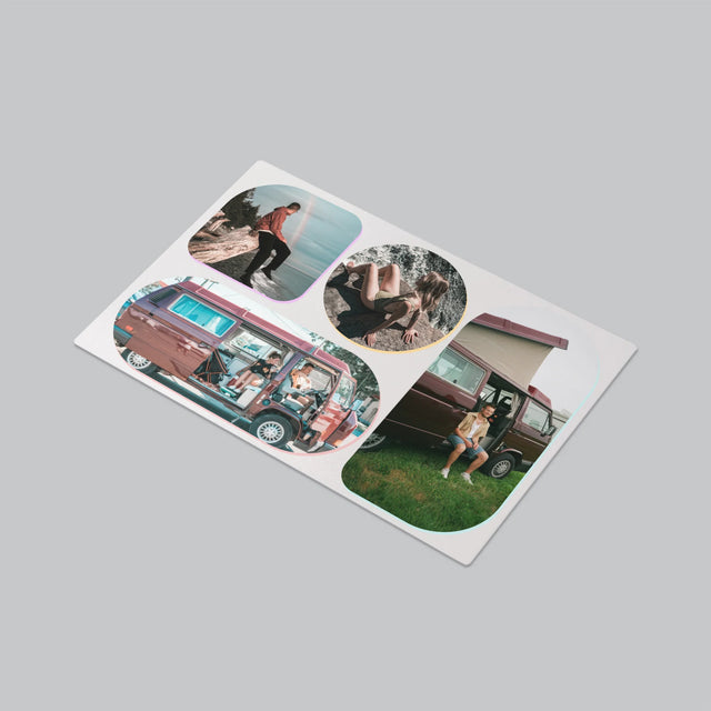 Fotokoláž: Tvary - Podložka Na Stôl