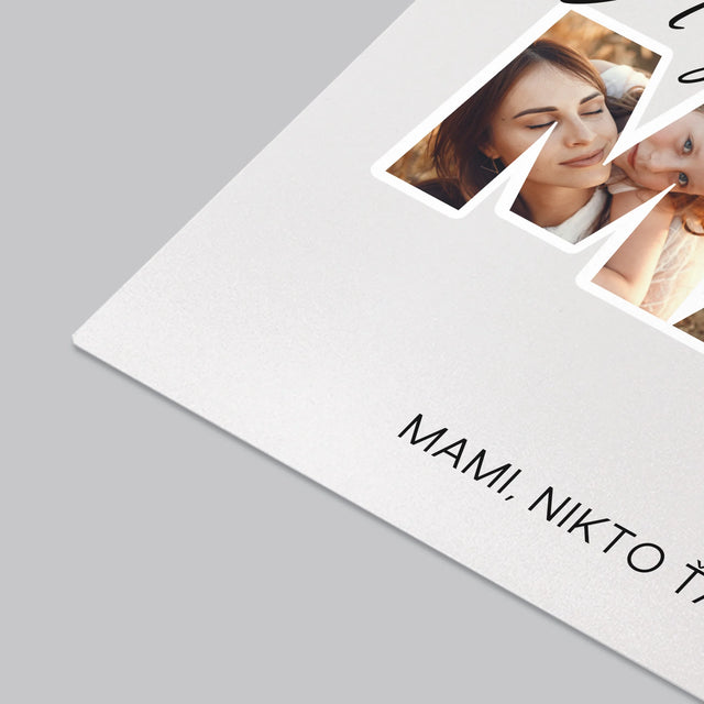 Slovo Z Fotografií: Najlepšia Mama Na Svete Fotografie - Podložka Na Stôl